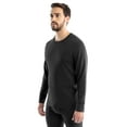 thumbnail image 6 of (2 pack) Realtree Men's Cotton Base Layer Thermal Shirt, Black, M, 6 of 9
