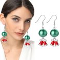 thumbnail image 1 of Pendientes De Navidad A La Moda, Pendientes Creativos De Papá Noel, Ciervo Y Campana, Regalo De Navidad Para Niñas Serendint AP007687-04, 1 of 6
