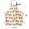thumbnail image 5 of Bingfone Dachshund Dog Puppy Apron Gifts For Men, Women Professional Grade Chef Apron for Kitchen,BBQ & Grill, 5 of 8