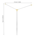thumbnail image 2 of Luxshiny Desktop Flag Pole Metal Silver Stable Support For Meeting Environment 1Set, 2 of 8