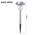 thumbnail image 2 of Luz solar de jardín 2PCS - Acero inoxidable - Luz blanca cálida MFZFUKR CPB-US-DYP552-2, 2 of 5