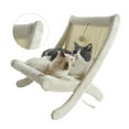 thumbnail image 4 of Canapé Forme Chat Griffoir, Lit Griffoir Chat Sisal Beige pour Animal de Compagnie pour 4 Saisons, 4 of 8