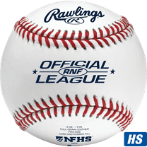 Rawlings Full-grain leather cover NFHS Official Baseball