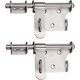 thumbnail image 1 of Pestillo de puerta exterior Pestillos de puerta de seguridad con orificio para candado Cerradura de perno corredizo para puertas de gabinete puertas de granero cerraduras de puertas corredizas 2 piezas JM, 1 of 5