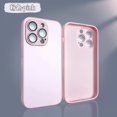 thumbnail image 3 of Original AG Silicone Matter Glass Phone Case For iPhone 15 14 13 12 Pro Max 11 Pro + Plus Lens protect Back Cover With Gift Box, 3 of 5