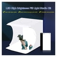 thumbnail image 2 of 20cm Photo Studio Box,Photography Studio Shooting Tent Box Kits 2 Colors Backdrop ,Easy to Use, 2 of 7