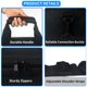 thumbnail image 4 of Estuche de transporte de viaje Compatible con estuche de almacenamiento de central eléctrica portátil con fondo impermeable y bolsillos frontales para energía solar, 4 of 5