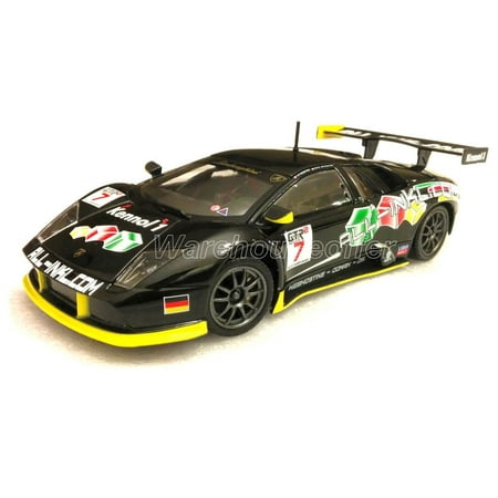 Race Module - BBURAGO 1:24 DISPLAY LAMBORGHINI MURCIELAGO FIA GT#7 RACE DIECAST CAR MODEL 1 PIECE 24001-7 NO RETAIL BOX