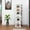 White#2, variant on Display Shelves 7 Tier Rotating Shoe Rack Tower, Spinning Shoe Display, 360 Shoe Rack Storage Round Carousel, Vertical Handbag Rotate Shoes Closet Organization (WHITE),Wooden Display Shelves