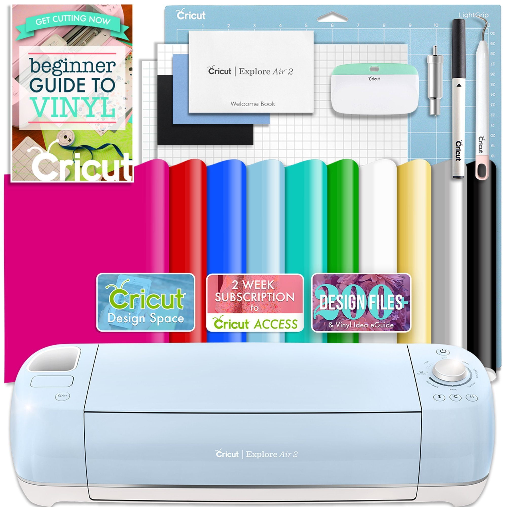 Cricut Blue Explore Air 2 Vinyl Bundle