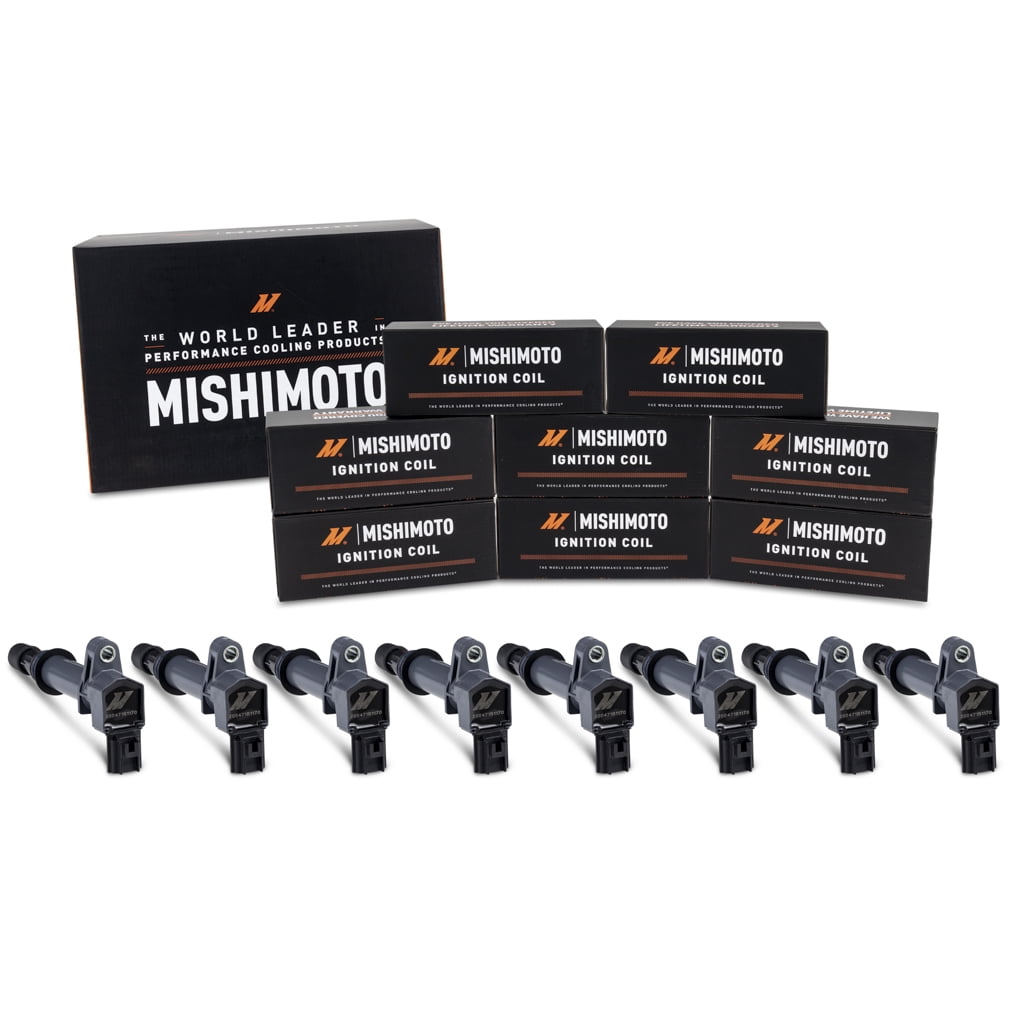 Mishimoto Ignition Coil Pack, Compatible with Dodge Ram 1500 4.7L, 2002-2007, Set of 8