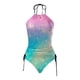 thumbnail image 4 of WILLBEST Traje de Baño Mujer Manga Larga Traje de Baño Tankini Con Estampado de Estrellas Degradado Separado Para Mujer Conjunto 2, 4 of 4