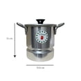 thumbnail image 2 of VAPORERA DE ALUMINIO 2.3 LITROS CON PARRILLA Y TAPA No. 14 LA MEXICANA, 2 of 4