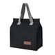 thumbnail image 5 of Fiambrera para mujeres y hombres, bolsa reutilizable para el almuerzo, bolsa enfriadora, bolsa refrigeradora para el almuerzo a prueba de fugas para Negro, 5 of 8