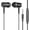 black, variant on 1*3.5mm In-Ear Earphone Headphones Wired Earbuds Bass Stereo Headset with Mic AU