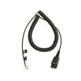 thumbnail image 2 of Jabra Quick Disconnect (QD) to Modular (RJ) Coiled Bottom Cord, 2 Meter 8800-01-01, 2 of 2