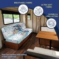 thumbnail image 5 of HUISEFOR Sea Turtle Flower RV Couch Covers 2 Pack Stretchable Elastic RV Sofa Bed Cover, Furniture Protector, Anti-Slip & Wear-Resistant, for RV Jackknife Sofa Bed, 5 of 7
