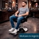 thumbnail image 3 of Silla Barberia Negra Lisa Nanofort Estetica Salon Belleza, 3 of 8