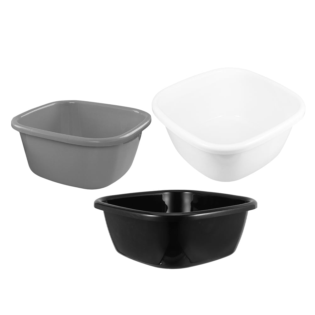 WHAMVOX WORGEOUS 6 pcs Plastic Foot Bath Tub for Soaking Feet Wash Basin Dish Tub Bathroom Water Sink Laundry
