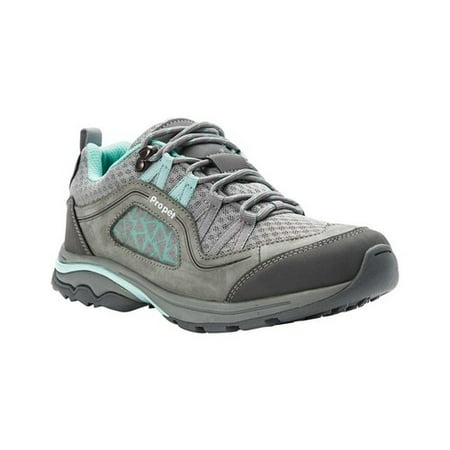 Propet Women's Piccolo Grey / Mint Ankle-High Leather Hiking Shoe -