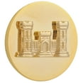 thumbnail image 4 of Army Engineer Branch Insignia Enlisted with US Insignia, 4 of 6