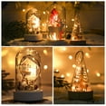 thumbnail image 3 of JJKBVCLO Reindeers Lights Small Night Lights Snow Decorations Christmas Trees Glass Houses Christmas Decorations, 3 of 4