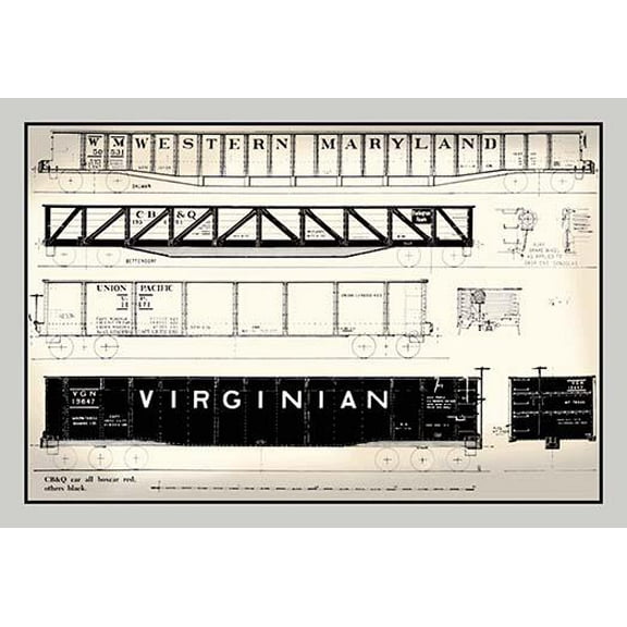 Western Maryland, Virginian-Fine Art Canvas Print (20" x 30")