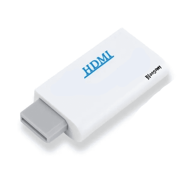 Conversor De Audio Y Video Bloosom De Wii A Hdmi 1080p Blanco