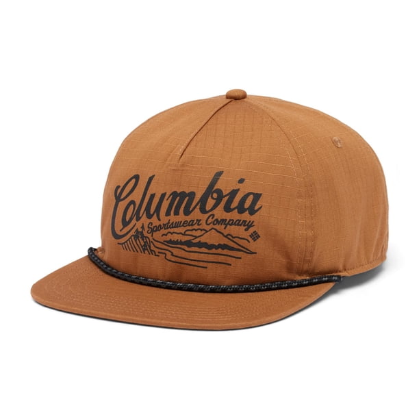 Sombrero Columbia con correa de trinquete a presión en la espalda, Dark Mountain/West Fish