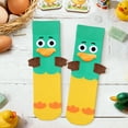 thumbnail image 6 of Funny Mallard Duck Socks for Men Women Teen Boys -Cute Novelty Crazy Silly Cool 3D Animal Socks Duck Accessories Gift -Fathers Valentines Birthday Fun Gift Ideas Christmas Stocking Stuffers, 6 of 7