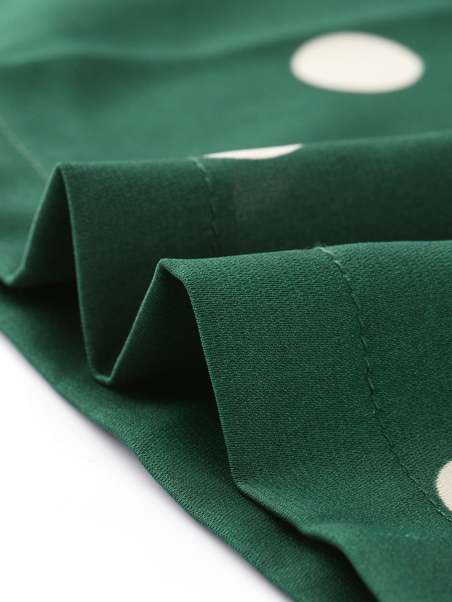 DARING DIVA Blouses 3/4 Sleeves Solid Office Work Tops M Dark Green