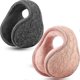 thumbnail image 1 of 2pcs foldable ear cups adjustable knitted ear cups with fleece winter ear cups, 1 of 4