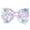 Silver, variant on ' Big Silver Bow Tie with Flashing Lights, One Size Fits Most
