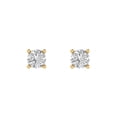 thumbnail image 3 of Clara Pucci 0.5Ct Synthetic White Sapphire Round Cut VVS1 Push Back Stud 14k Solid hypoallergenic Gold Designer Earrings For April, 3 of 7