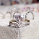 thumbnail image 4 of Fiudx Anillo de Compromiso En Forma de Corazón con Brillantes Diamantes de Circonita. Elegante Joya de Aleación. Cómodo para Uso Diario. Perfecto para Propuestas de Matrimonio o Ocasiones Especiales., 4 of 6