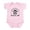Petal Pink, variant on CafePress - Protected By A Black Lab Body Suit - Baby Light Bodysuit, Size Newborn - 24 Months