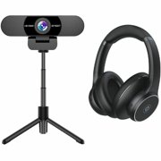 EMEET C960 Ultra 4K Webcam with 1/1.5 Sensor, PDAF, and Two Noise-Cancelling Mics. Performs very well in low-light conditions, premium and robust metal finish