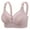 Light Gray, variant on ,Women's Wireless Push up Bra Support Soft Floral Decor Bras Breathable Wide Adjustable Strap Bralettes Red 40