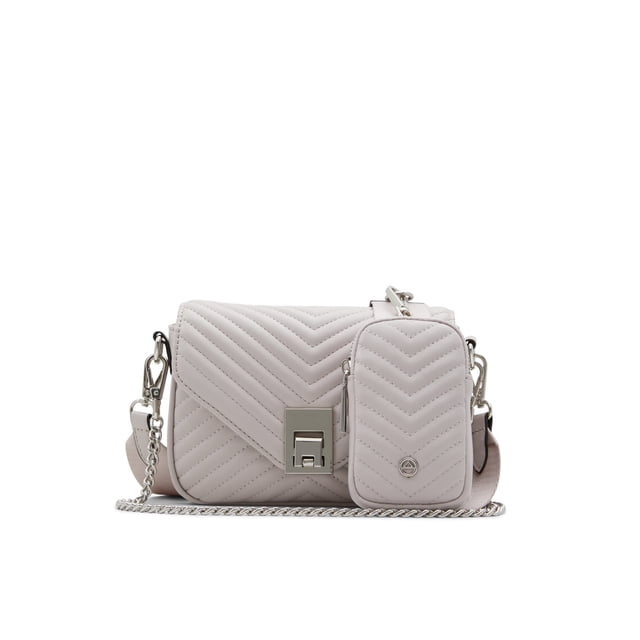 Bandolera ALDO Unilax para mujer, sintética, color gris