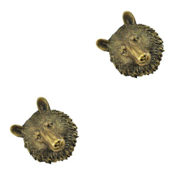 Bewildely Animal Head Wall Mounted 3D Statue Decor Living Figurines Room Home Type3 NO3