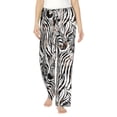 thumbnail image 2 of Lsque Leopard And Zebra Print Women's Pajama Pants, Lounge Pant - Comfortable Home Wear,Elastic Waistband, Stylish Design-X-Large, 2 of 9