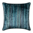 thumbnail image 6 of The HomeCentric Cushion Covers For Couch, Blue Pack of 2, 18"x18" (45x45 cm) Throw Pillow Covers, Velvet Striped Throw Pillows For Couch, Striped Pattern Modern Style Easter - Electric Stripes, 6 of 11