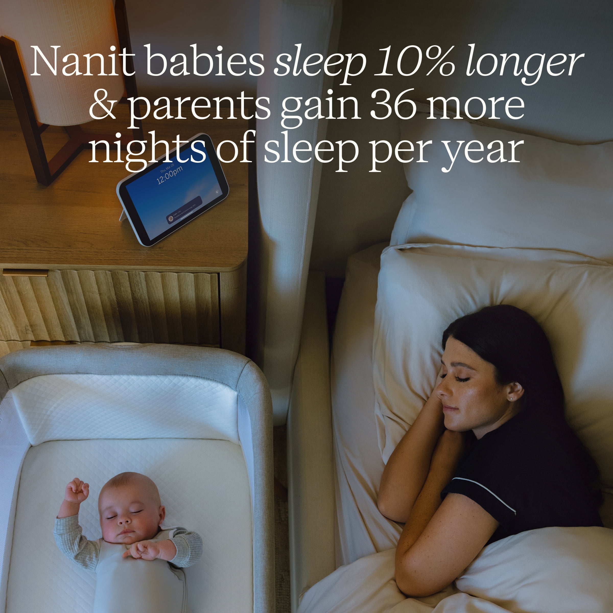 Nanit Essential Smart Baby Video Monitor (Walmart Exclusive)