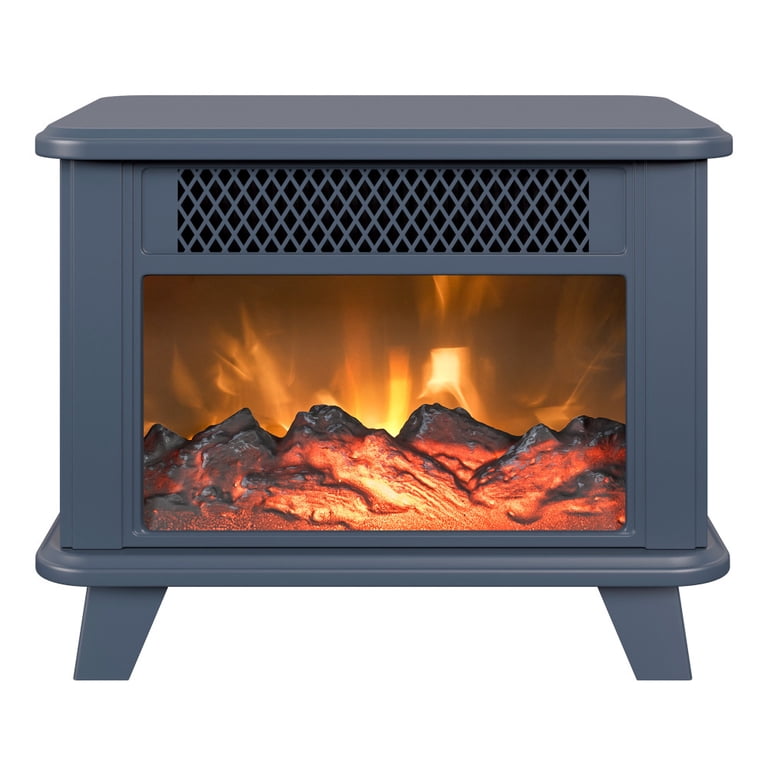 ChimneyFree Electric Fireplace Personal Space Heater, Navy - Walmart.com