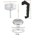 thumbnail image 1 of Bgsha Espresso Coffee Moka Pot Replacement Parts Handle,Gasket Seal,Funnel,Filter, 1 of 10