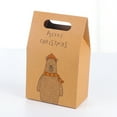 thumbnail image 2 of Boîte à Friandises de Noël Créative en Papier Kraft, 2 of 10