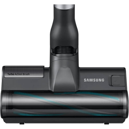 Samsung - Jet™ 75 Complete Cordless Stick Vacuum with Long-Lasting Battery - ChroMetal with Teal Silver Filter