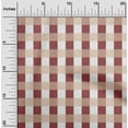 thumbnail image 1 of oneOone Cotton Cambric White Fabric Gingham Check Quilting Supplies Print Sewing Fabric By The Yard 56 Inch Wide, 1 of 4