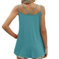 thumbnail image 4 of Xunlbb Tank Top for Women Fashion Women's Spring/Summer Casual Round Neck Sleeveless Top Tank Top Summmer Shirts for Women S-2XL, 4 of 8