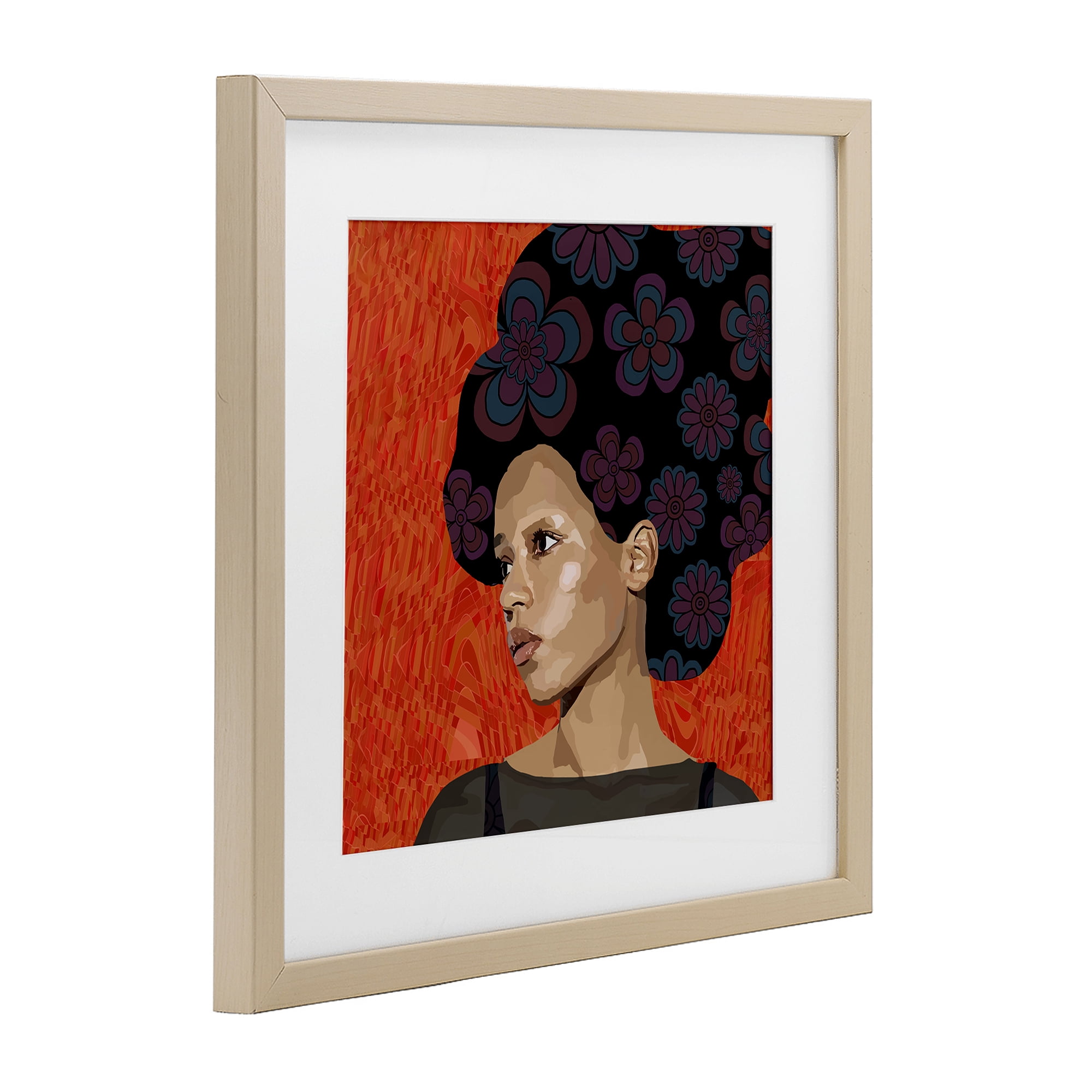 Stupell Industries Portrait Of A Dreamer Birch Framed Print Under Glass, design by Lynnda Rakos